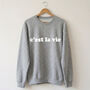 Ladies 'C'est La Vie' Sweatshirt, thumbnail 1 of 3