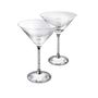 Pair Of Diamante Filled Stem Martini Cocktail Glasses, thumbnail 1 of 3
