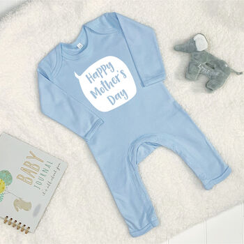 Happy Mothers Day Speech Bubble Baby Grow, 5 of 7