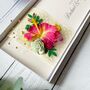 Handmade Wedding Money Wallet Hibiscus Flower, thumbnail 4 of 6