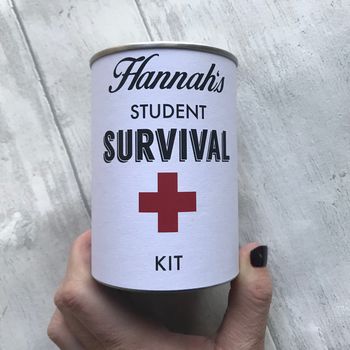 Personalised Student Gift Survival Kit Tin, 3 of 3