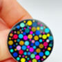 Disco Brooch/Pin/Badge With Colourful Glitter, thumbnail 5 of 8