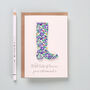 Personalised Liberty Welly Retirement Card, thumbnail 3 of 4