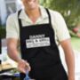 Personalised BBQ And Grill Black Apron, thumbnail 1 of 3