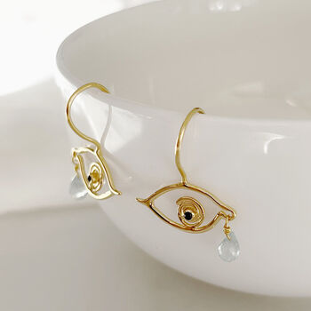 Aquamarine Tears Earrings, 4 of 7