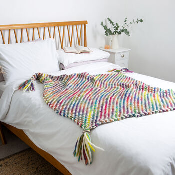 Ellie Blanket Easy Knitting Kit, 5 of 9