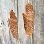 Rusty Henna Hand Tree Decoration, thumbnail 3 of 5
