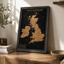 UK Cork Travel Map With Pins Traveller Gifts, thumbnail 7 of 7