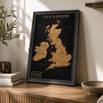 UK Cork Travel Map With Pins Traveller Gifts, 7 of 7