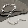 Sterling Silver Paperclip Bracelet, thumbnail 1 of 5