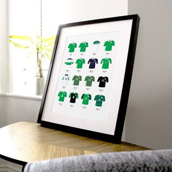 Classic Rugby Kits Team Print, 8 of 12