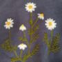 Hand Embroidered Linen Apron, thumbnail 3 of 6
