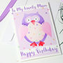 Personalised Owl Relation Birthday Card, thumbnail 3 of 9