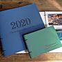 Personalised 'First Year' Leather Memory Book Album, thumbnail 1 of 8