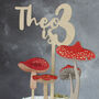 Personalised Toadstool Cake Topper Set, thumbnail 2 of 7