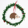 Handmade Hedgehog Christmas Tree Decorations, thumbnail 3 of 3