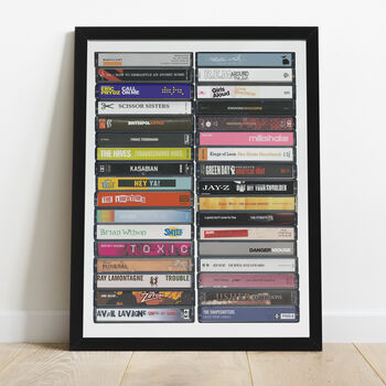 22nd Birthday, 2004 Music Print Personalised Gift, 4 of 9