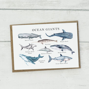 Ocean Life Art Card, 3 of 3