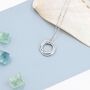 Four Interlocking Circles Pendant Necklace, thumbnail 2 of 10