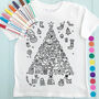 Kids Christmas Colour In T Shirt, thumbnail 2 of 4