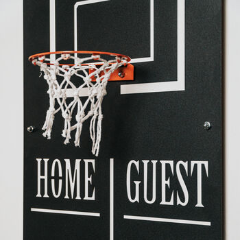 Basketball Metal Wall Hanging Game, 8 of 9