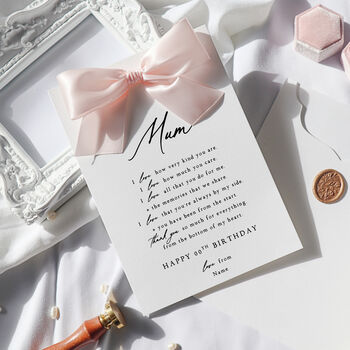 Birthday Card For Nan With Poem Personalised, 2 of 10