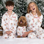 Personalised Matching Family Christmas Santa Print Pyjamas, thumbnail 6 of 12