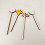 Hand Painted Wooden Flower Stems, thumbnail 5 of 7
