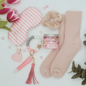 The Pink Satin Luxury Pamper Gift Set, 2 of 11