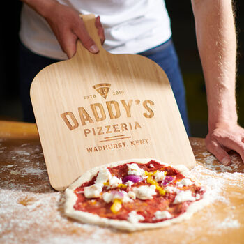 Personalised Bamboo Pizza Peel/Paddle, 2 of 4