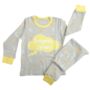 Dreaming Of Jannah Kids Pyjamas Grey And Yellow, thumbnail 3 of 6