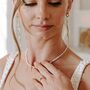 Dainty Freshwater Pearl Beaded Necklace, thumbnail 6 of 13