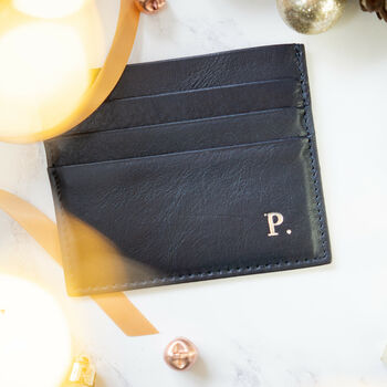 Personalised Leather Card Holder, 11 of 12
