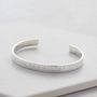 Sterling Silver Message Bangles, thumbnail 4 of 8