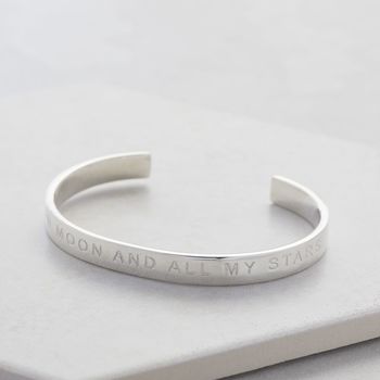 Sterling Silver Message Bangles, 4 of 8