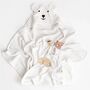 Hooded Baby Towel Newborn Baby Shower Gift, thumbnail 2 of 12