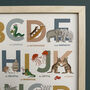 Alphabet Of Emotions Illustrated Animal Nursery Print, thumbnail 3 of 9