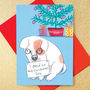 Dog Christmas Card The Present Destroyer, thumbnail 2 of 9