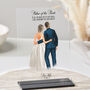 Father Of The Bride Wedding Acrylic Plaque, thumbnail 1 of 9