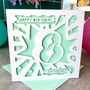 Personalised Kids 8th Birthday Card, thumbnail 2 of 4