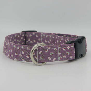 Purple Daisy Dog Collar And Lead Accessory Set, 7 of 12