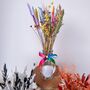 Colourful Dried Flowers With Personalised Vase Christmas Gift, thumbnail 4 of 12