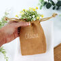 Personalised Jute Favour Bag Or Place Setting, thumbnail 5 of 7