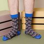 Men's Organic Cotton Animal Socks, thumbnail 10 of 12