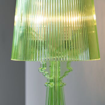 Acrylic Transparent Green Table Lamp, 4 of 5