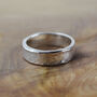 Textured 6mm Wide Silver Storybook Message Ring, thumbnail 1 of 6