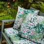 Water Resistant Outdoor Cushion Cottage Garden White, thumbnail 5 of 7