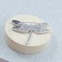 Sterling Silver Dragonfly Brooch, thumbnail 2 of 3