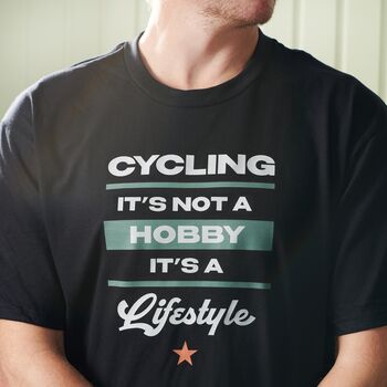 Personalised Hobby Lifestyle Men's T Shirt, 2 of 3