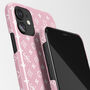 Personalised Pink Initials Pattern Phone Case, thumbnail 3 of 6